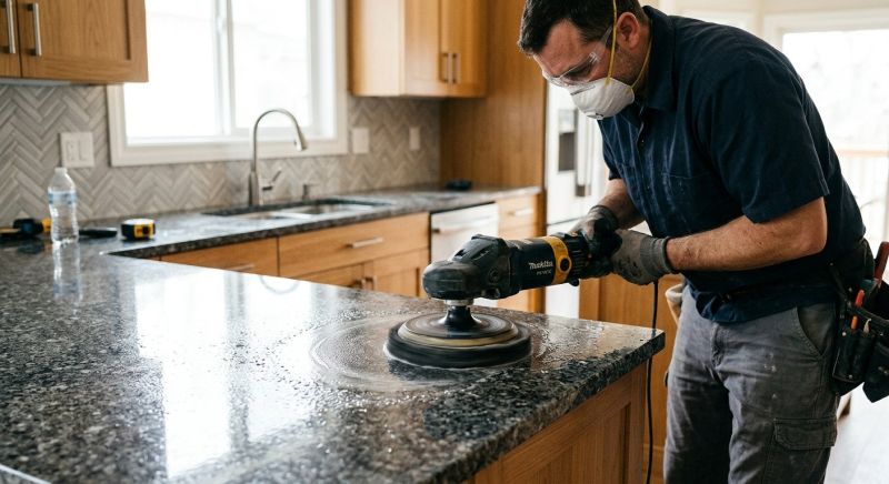 Granite Countertop Polishing in Roseville, CA
