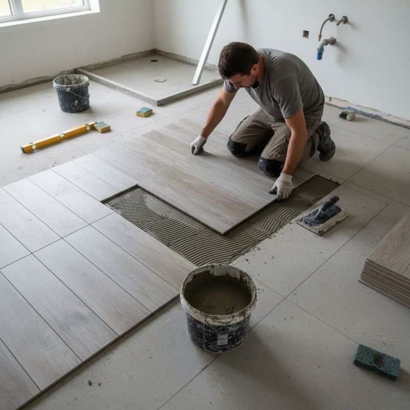 Travertine Floor Installation in Baltimore, MD
